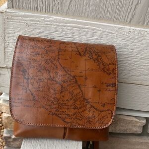 Patricia Nash Granada map leather bag